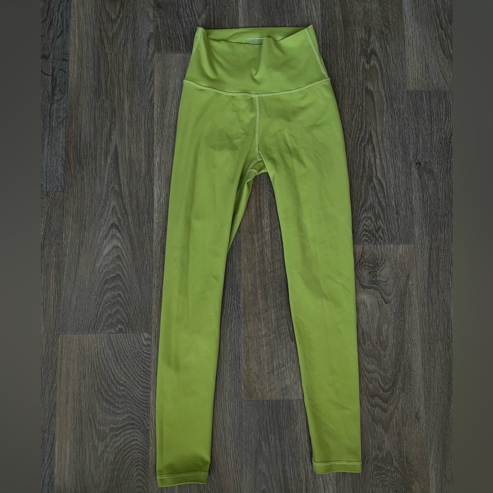 ECHT lime Green Seamless Scrunch Leggings High Rise Size XS